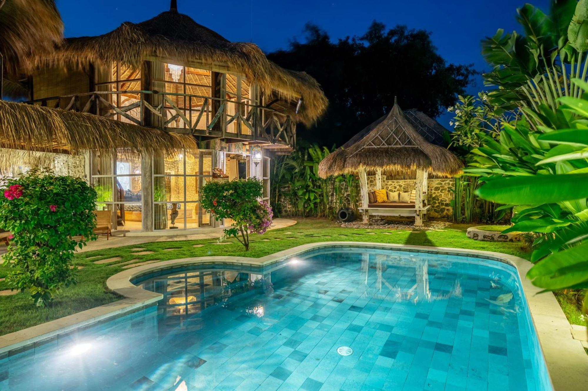 Balangan Beach Villa Idaman Bungalows Jimbaran Exteriör bild