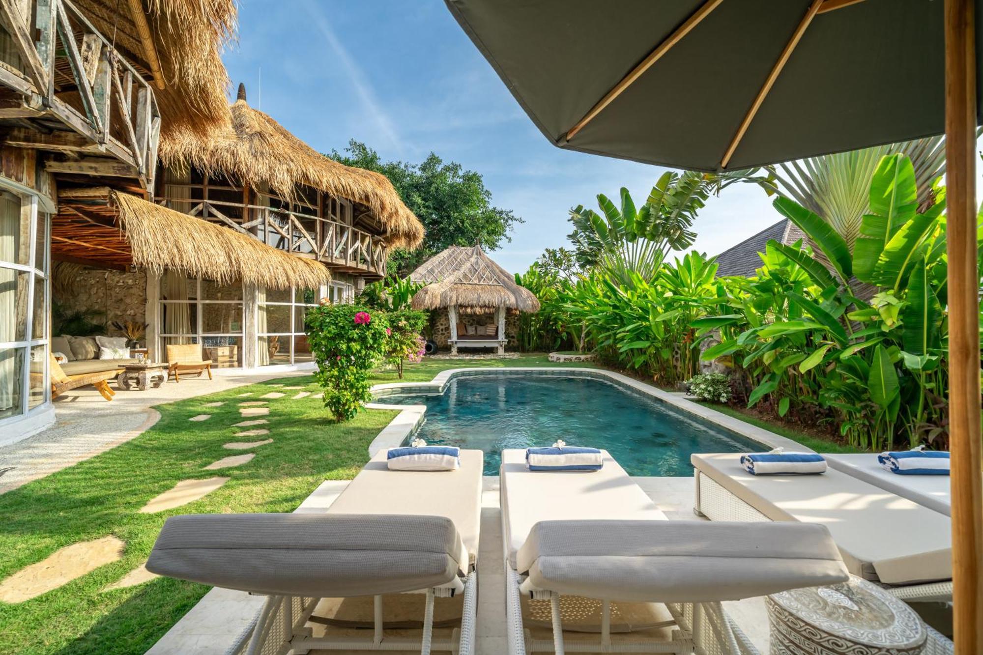 Balangan Beach Villa Idaman Bungalows Jimbaran Exteriör bild