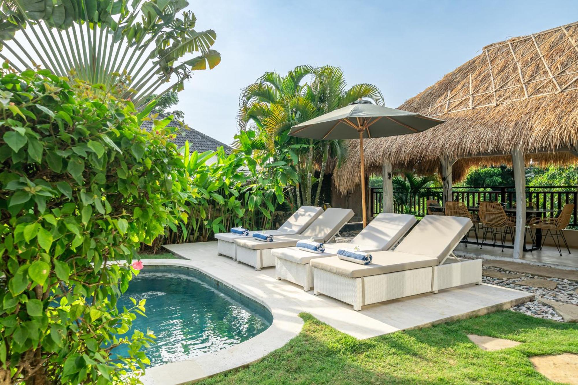 Balangan Beach Villa Idaman Bungalows Jimbaran Exteriör bild