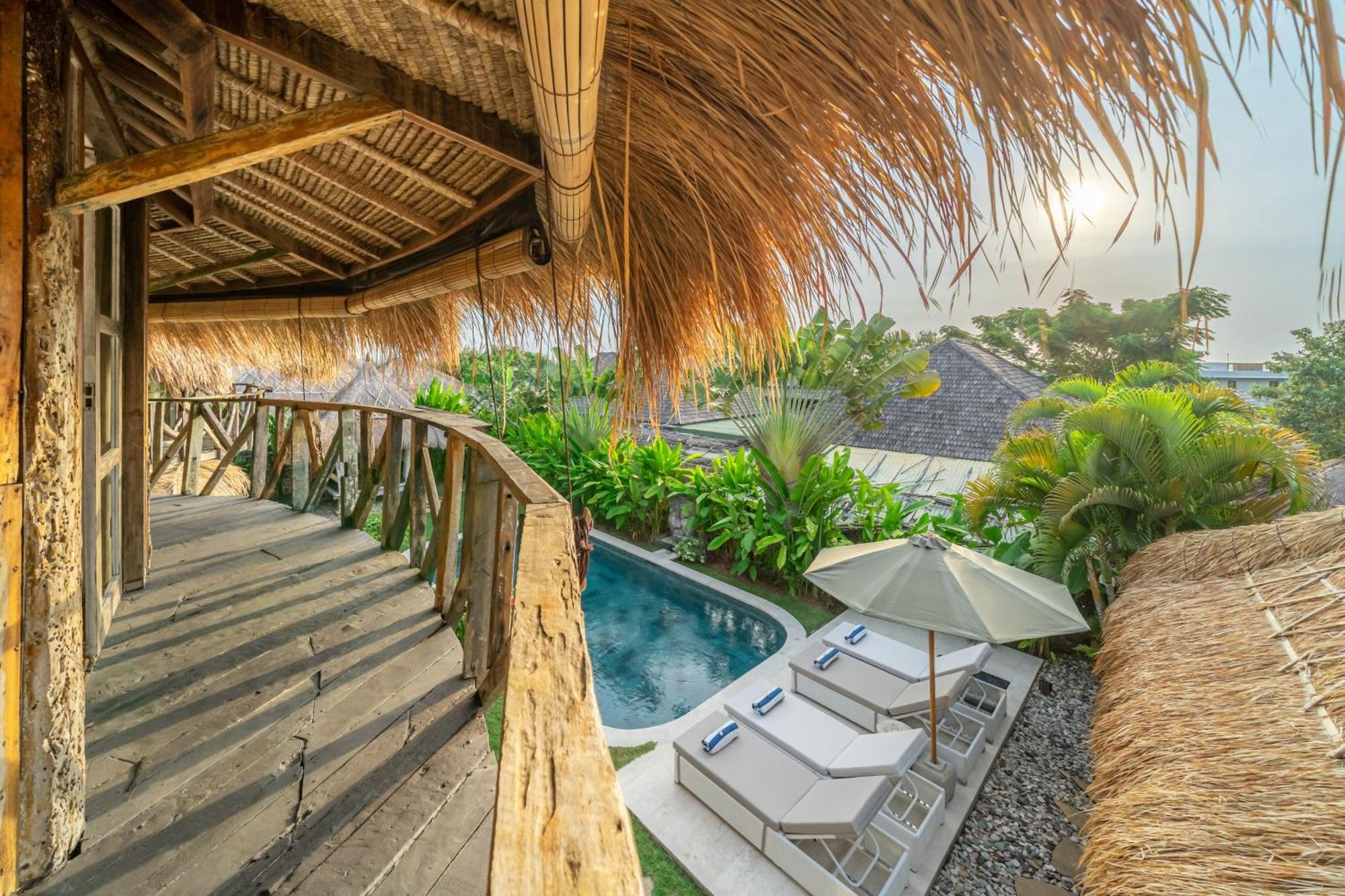 Balangan Beach Villa Idaman Bungalows Jimbaran Exteriör bild
